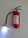 Small LED Flashlight Butane Cigar Lighter Fire Extinguisher Firefighter Fireman Gift Idea