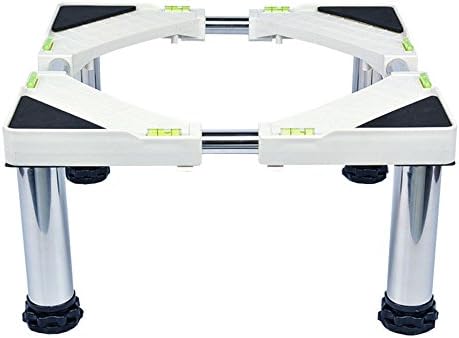 Refrigerator Washing Machine Base Adjustable Multifunction for Tumble Dryers Cookers Fridges Freezers Noise Reduction,RoundtubeUpgrade4feet-29-32cm