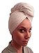 Bath Hair Wrap Drying Towel Shower Head Turban Twist Wrap Cap - White