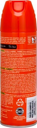 SC Johnson Off Active Insect Repellent Aerosol 6.0 OZ Sweat Resistant view 3