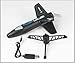 Rage RC RGR4130 4130 Spinner Missile Electric Free-Flight Rocket, Black