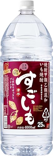 合同酒精 すごいも 25% 4000mlペット [ 焼酎 25% 日本 4L ]商品画像