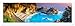 Award Winning Landscape Panoramic Art Print Poster: McWay Cove and Water Fall - Julia Pfeiffer State Park -Big Sur - California