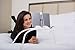 Tablift Tablet Stand for The Bed, Sofa, or Any Uneven Surface - Universal for All Tablets… (White)