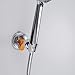 KES Bathroom ABS Handheld Showerhead Bracket Holder with Suction Cup, Polished Chrome