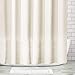 mDesign Waffle Knit Shower Curtain - Long Cotton Blend Bathroom Shower Curtain - Spa Quality, Luxury, Solid Color Cloth Shower Curtains for Bathroom - Hyde Collection, 72