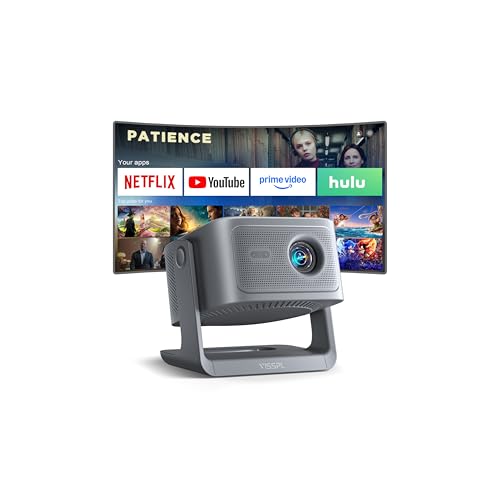 Smart 4K Projector with WiFi and Bluetooth