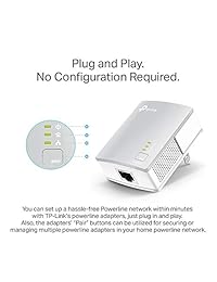 TP-Link Powerline Ethernet Adapter - Plug&Play, Power Saving