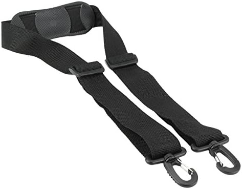 Made In USA Black Poly Plastic Hardware Webbing Replacement Travel Luggage Bag Strap 1.5"W x 60"L