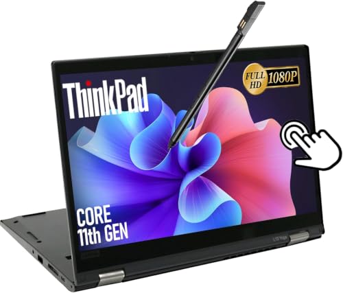 Lenovo ThinkPad L13 Yoga Gen 2 - Ordenador portátil 2 en 1 con pantalla táctil de 13,3 pulgadas FHD…