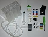 Complete CISS Continuous Ink System for HP Canon Lexmark Epson and Other 4 Type Ink Printer Empty Tanks - BOSTON WORLD BRAND