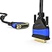 Dual Link DVI Cable – with ferrite core for Interference-Free Signal Transmission – 15ft (Digital DVI-D/24+1 Monitor Cable, up to 2560×1600 at 60Hz or Full HD/1080p) by CableDirect