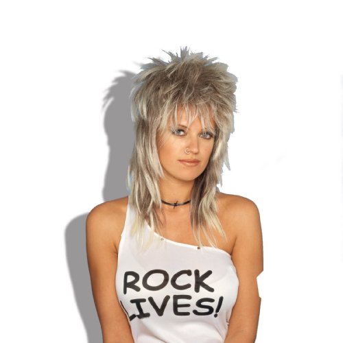 WMU Rocker Wig, Yellow, One Size