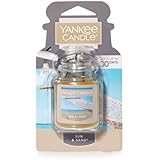 Yankee Candle Gel Car Jar Ultimate Hanging Odor Neutralizing Air Freshener Sun and Sand Scent