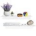 MyGift 17 Inch Clear Acrylic Floating Shelves for Wall Mounted Display Shelf, Set of 2