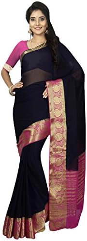 arars Chiffon Silk Saree With Blouse (223 SF)