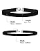 Mudder Velvet Chokers Black Ribbon Choker Necklaces for Women Girls, 2 Pieces