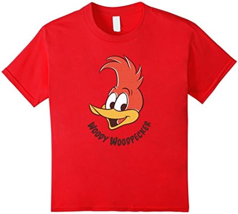 Kids Woody Woodpecker Classic Smile t-shirt 4 Red