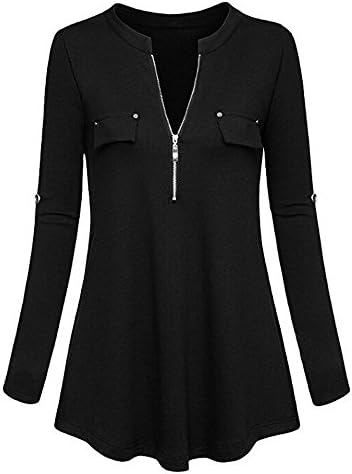 Clearance Women Shirts Teen Girls Long Sleeve Zipper Blouse T Shirt Vest Tops Tank Tops for Summer