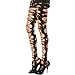 Angelina 1 Pair Ripped/Patterned Opaque Tights. Black, #5293E_1
