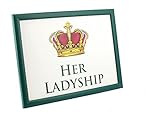 The Leonardo Collection Her Ladyship Historic British Royal Crown TV Dinner Lap Tray, Multicolor