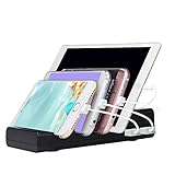 Charging Station INVESCH 4 Ports USB Charger Docking Station Dock Hub for iPhone 7 Plus/6 Plus/6/5S/5C/4S iPad Pro/Air/Mini/3/2/1,Samsung Galaxy S6 Edge/S6/5/4/3/Note/Note2/Tab, iPod, Nexus, HTC