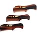 G.B.S Handmade 3in Pocket Beard Comb, Mustache Grooming, Fine Tooth MCT, Pack of 3, Men’s Portable Travel Comb