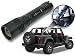 Jeep Wrangler Accessories Granite Crystal Colored LED Flashlight with Roll Bar Holster. Holster fits Jeep Jk rollbar also. Color match is for 2018-2019 Jeep JL Accessories, Ultra Bright, 1000 Lumens primary