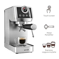 wirsh Espresso Machine, 20Bar Plastic Free Espresso