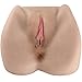 LEADO 3D Realistic Silicone Ass Anal Vagina Pussy Male Masturbator Lifelike Masturbation Dolls Adult Sex Toys for Men