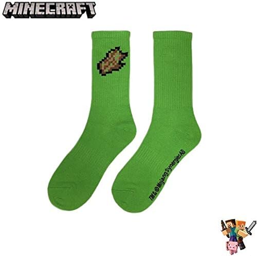 Amazon Co Jp マインクラフト 靴下 ソックス ゾンビ 腐った肉 040 服 ファッション小物