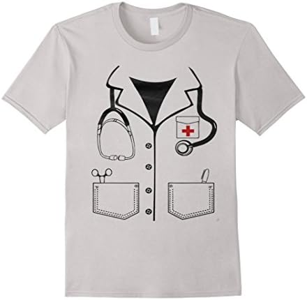 Men's Doctor suit t shirt 2XL Silver