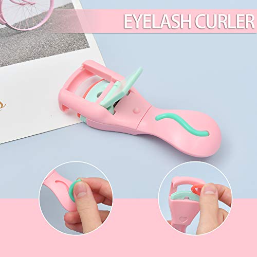 Eyelash Curler, 3 Different Size Mini Portable Eyelash Curlers Kit,with