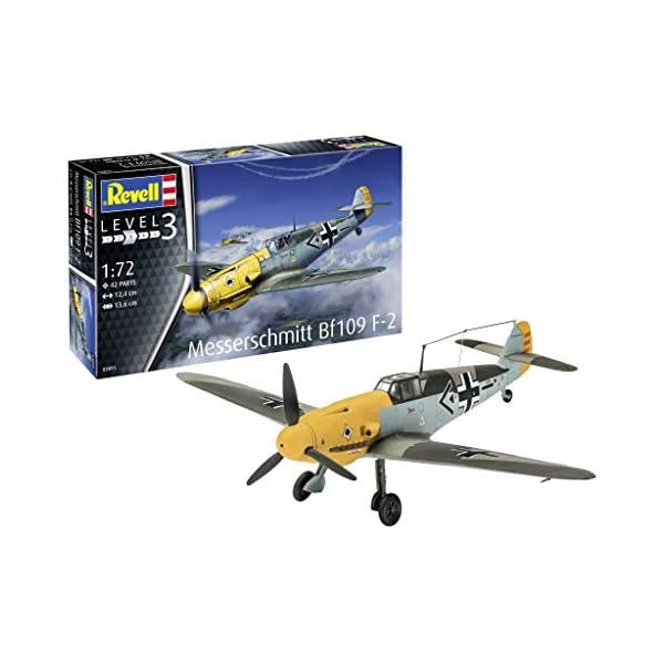 Revell REV-03893 Messerschmitt Bf109 F-2 Modelmaking, Mehrfarbig