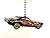 Hot Wheels 1970 Black Flame Camaro FAN PULL chain pull