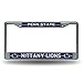 Rico Industries NCAA Penn State Nittany Lions - PSU Classic Bling License Plate Chrome Frame 12