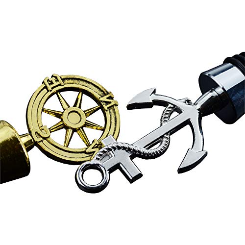 JETKONG 2 Pack Wine and Beverage Bottle Stoppers Stainless Steel Wine