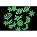 SODIAL- Full House luminous paste / bedroom wall stickers / ceiling paste universe and stars