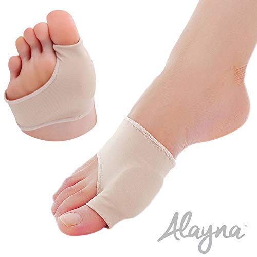 Bunion Corrector and Bunion Relief Sleeve with Gel Pad Cushion Bunion Protector - Protection and Treatment for Hallux Valgus Bunion Pain (1 Pair) Medium