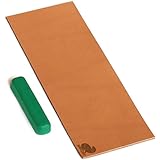 Leather strop Sharpening leather honing strop kit 3 x 8 Inch stropping leather knife strop sharpening strop block with polishing compound tools chisel knives by BeaverCraft