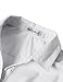 CLOVERY Women's Basic Stretchy Cotton Button Down Shirts White M