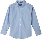 Nautica Big Boys' Oxford Shirt, Blue, 16