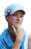 Linen Blend Military Cadet Hat (LIGHT GRAY)