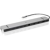 IOGEAR USB-C Triple Display Dock Station - 4K 60Hz - 2 HDMI - 1 DisplayPort - 4 USB 3.0 - Ethernet - 3.5mm Audio - USB-C 100W PD - MacBook Pro/Air Thunderbolt 3 - Type C Laptop - GUD3C4K3