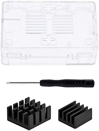 Raspberr Pi 3 Model b Clear Case with heatsink