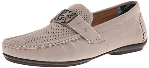 Stacy Adams Men's Primo Slip-On Loafer, Gray, 13 M US