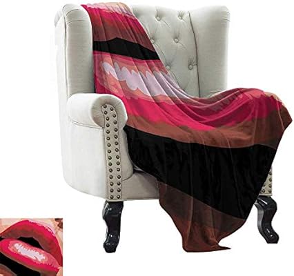 Amazon Com Belleackerman Weighted Blanket Girls Sexy Lips Of A