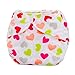 Iuhan Newborn Baby Summer Cloth Diaper Cover Adjustable Reusable Washable Nappy (F)