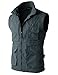 H2H Mens Work Utility Hunting Travels Sports Vest With Multiple Pockets CHARCOAL US L/Asia XL (KMOV081)