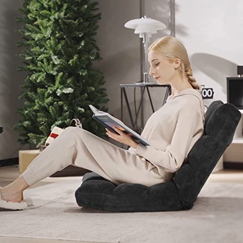 Giantex Floor Folding Gaming Sofa Chair Lounger Folding Adjustable